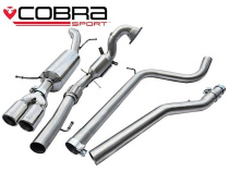Skoda Fabia VRS 1.4 TSI 10- Turboback-sportavgassystem (Med Sportkatalysator & Ej Ljuddämpat) Cobra Sport